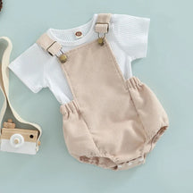 Conjunto de Verão Macacão e Camiseta Ama Mamma - Ama Mamma