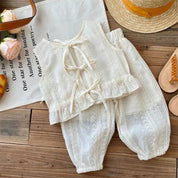 Conjunto Casual Olivia Sem Mangas Blusa e Calça Ama Mamma - Ama Mamma