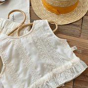 Conjunto Casual Olivia Sem Mangas Blusa e Calça Ama Mamma - Ama Mamma