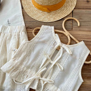 Conjunto Casual Olivia Sem Mangas Blusa e Calça Ama Mamma - Ama Mamma