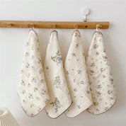 Conjunto de Panos de Boca para Bebê Floral 4 Peças Ama Mamma - Ama Mamma