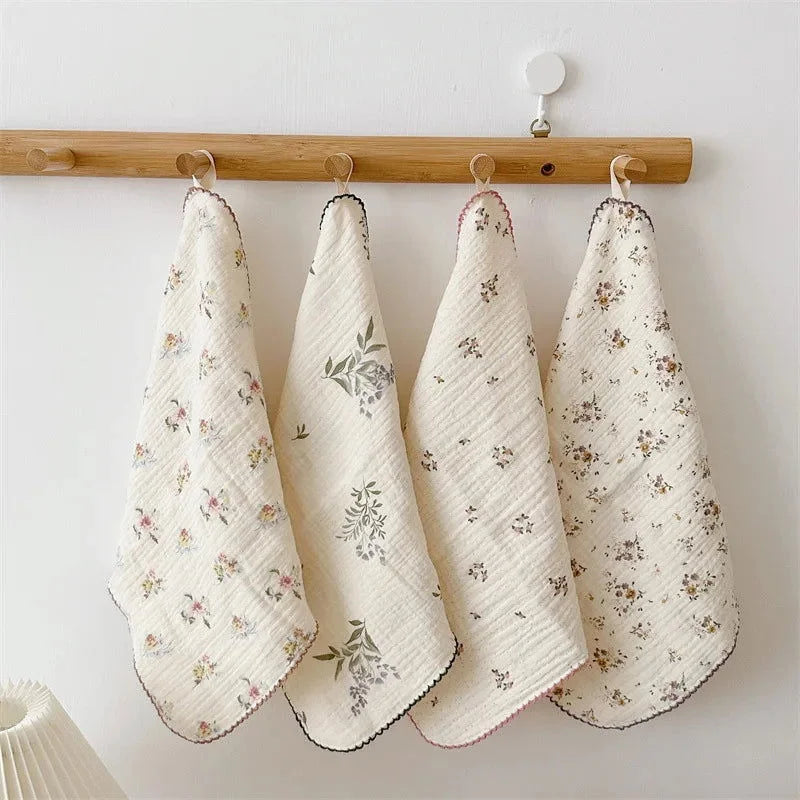 Conjunto de Panos de Boca para Bebê Floral 4 Peças Ama Mamma - Ama Mamma