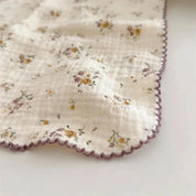 Conjunto de Panos de Boca para Bebê Floral 4 Peças Ama Mamma - Ama Mamma
