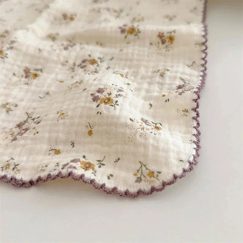Conjunto de Panos de Boca para Bebê Floral 4 Peças Ama Mamma - Ama Mamma