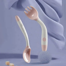 Conjunto Infantil de Talheres Giratórios de Silicone Ama Mamma - Ama Mamma