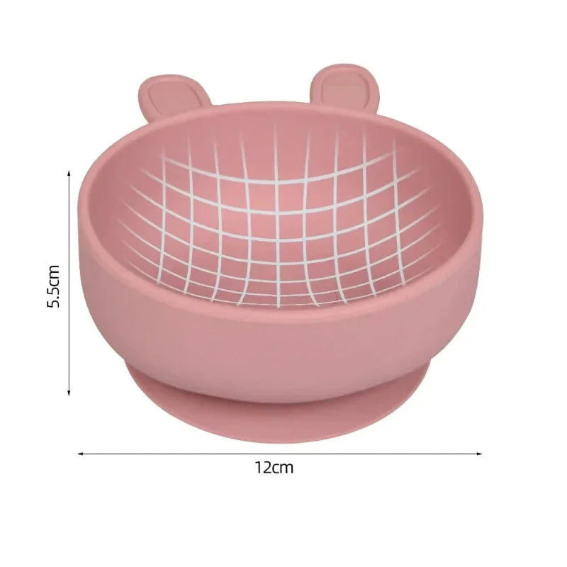 Kit Silicone Premium com Tigela e Colher Infantil Ama Mamma - Ama Mamma