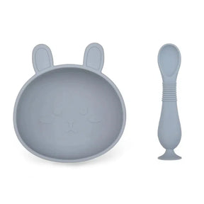 Kit Silicone Premium com Tigela e Colher Infantil Ama Mamma - Ama Mamma