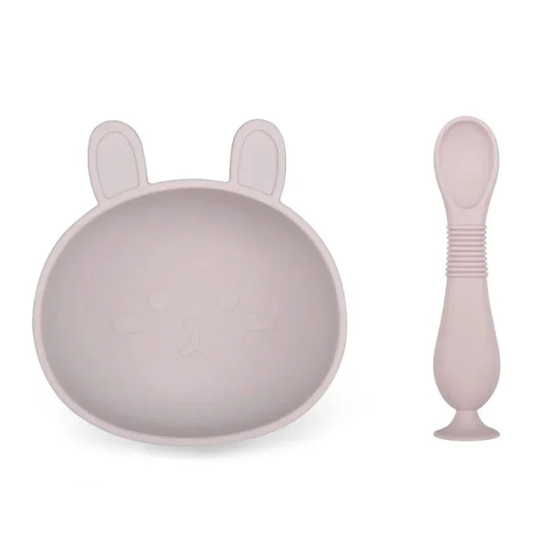 Kit Silicone Premium com Tigela e Colher Infantil Ama Mamma - Ama Mamma