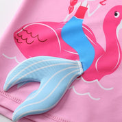 Conjunto Infantil Praia Manga Longa Sereia Rosa - Ama Mamma