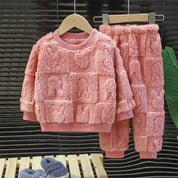 Conjunto Moletom Peluciado Fofinho Infantil - Ama Mamma