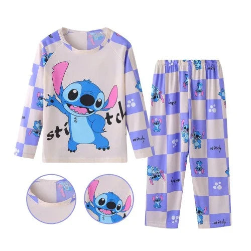Conjunto Pijama Infantil Stitch Manga Longa - Ama Mamma