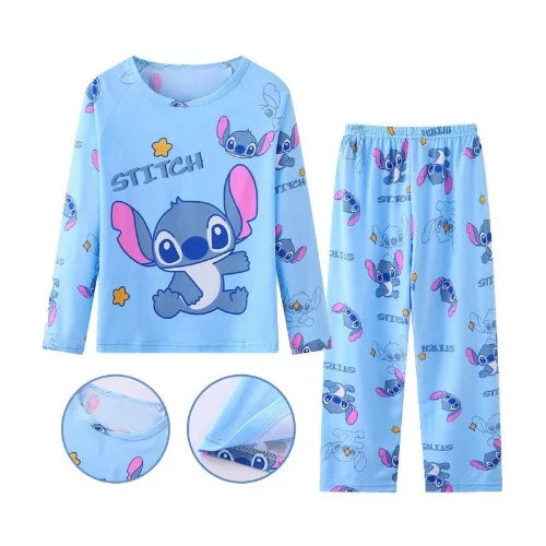 Conjunto Pijama Infantil Stitch Manga Longa - Ama Mamma