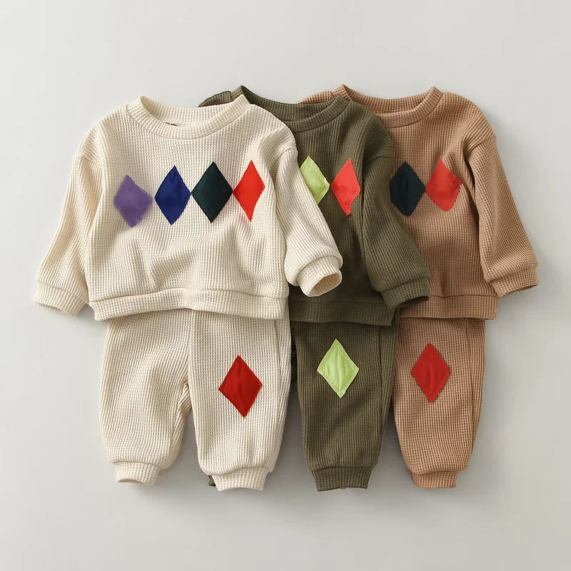 Conjunto Suéter com Estampa Cartoon e Calça Infantil Ama Mamma - Ama Mamma