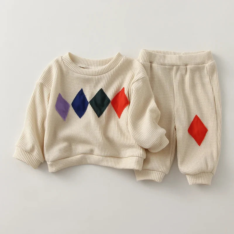 Conjunto Suéter com Estampa Cartoon e Calça Infantil Ama Mamma - Ama Mamma