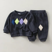 Conjunto Suéter com Estampa Cartoon e Calça Infantil Ama Mamma - Ama Mamma