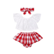 Conjunto Xadrez com Laço - Ama Mamma