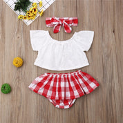 Conjunto Xadrez com Laço - Ama Mamma