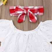 Conjunto Xadrez com Laço - Ama Mamma
