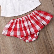 Conjunto Xadrez com Laço - Ama Mamma