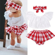 Conjunto Xadrez com Laço - Ama Mamma