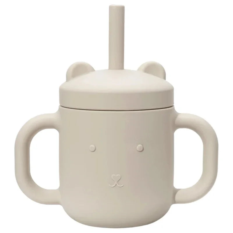 Copo de Treinamento de Silicone com Alça e Canudo para Bebê Ama Mamma - 150ml - Ama Mamma