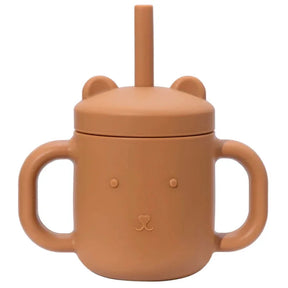 Copo de Treinamento de Silicone com Alça e Canudo para Bebê Ama Mamma - 150ml - Ama Mamma
