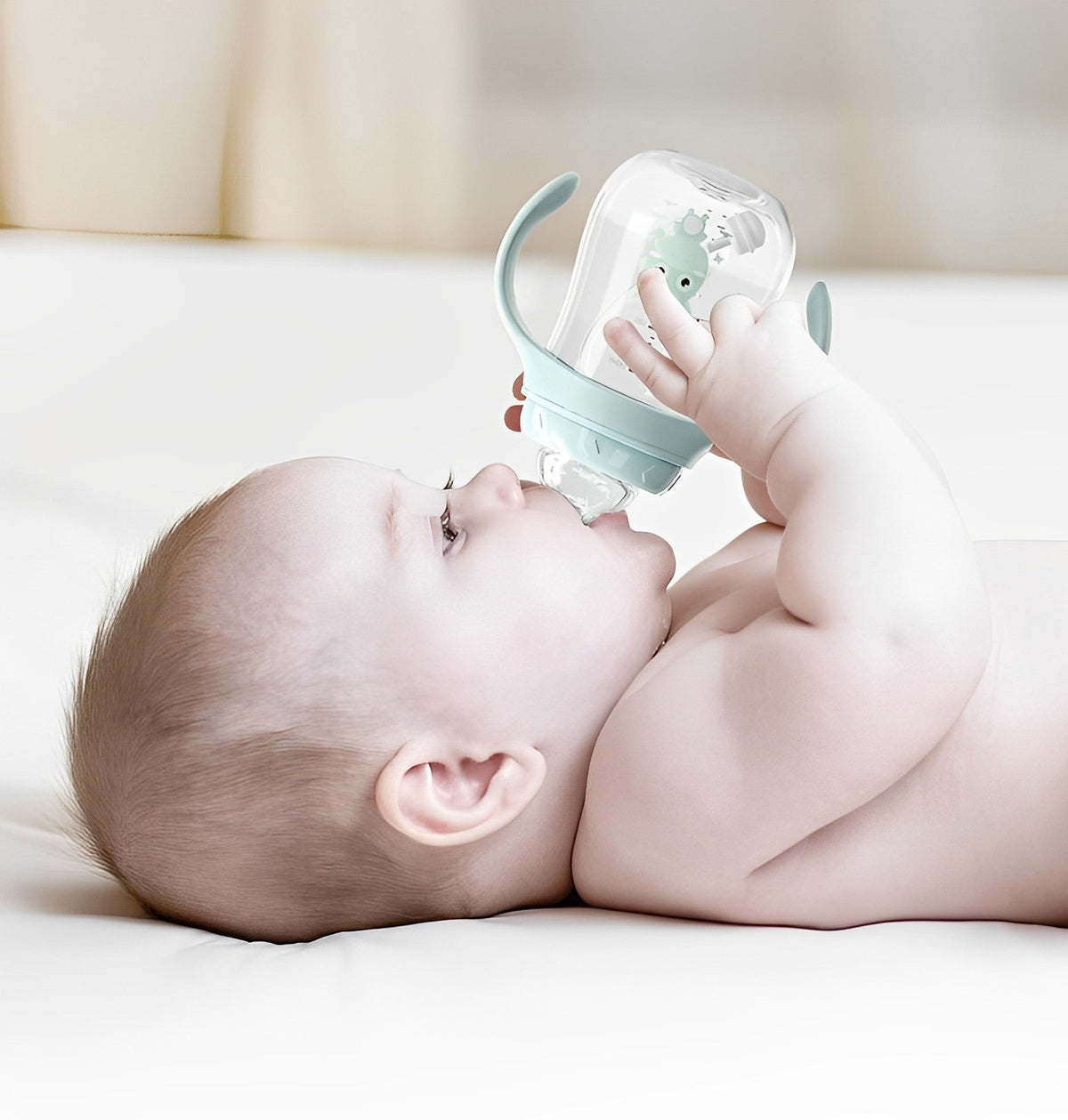 Copo de Treinamento Infantil Antivazamento com Canudo - Ama Mamma