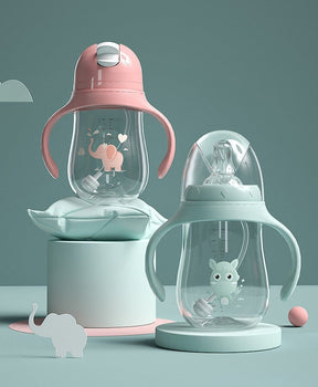 Copo de Treinamento Infantil Antivazamento com Canudo - Ama Mamma