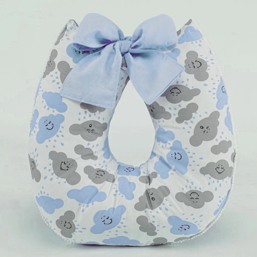 Almofada de Amamentação com Laço 100% Algodão com Zíper - Ama Mamma