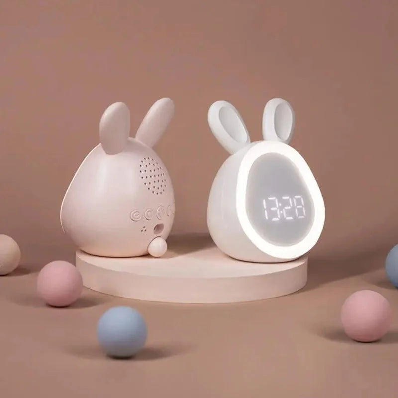 Despertador Infantil de Coelho com LED e Luz Noturna Ama Mamma - Ama Mamma