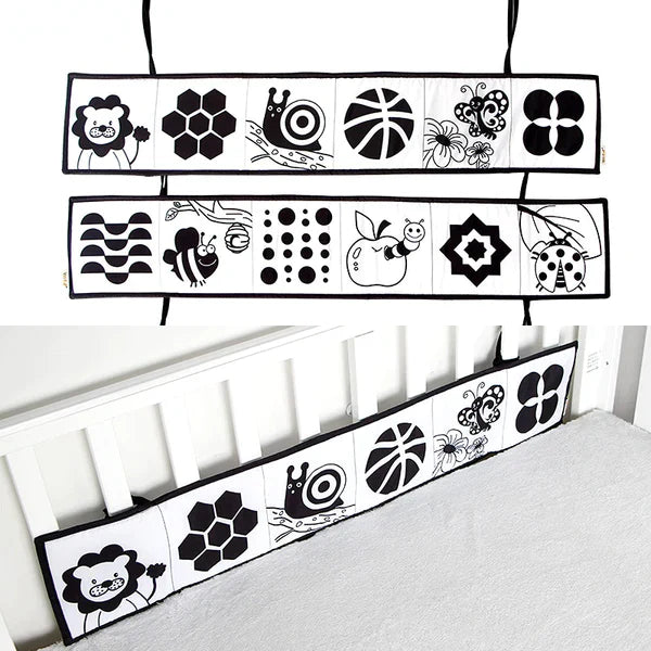 Livro Sensorial de Estímulo Visual - Montessori - Ama Mamma