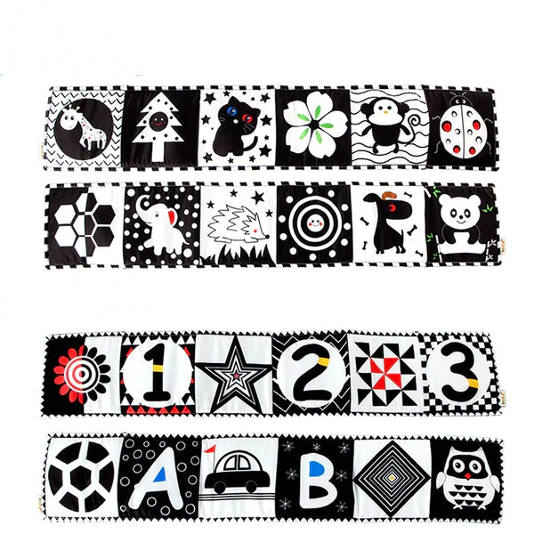 Livro Sensorial de Estímulo Visual - Montessori - Ama Mamma