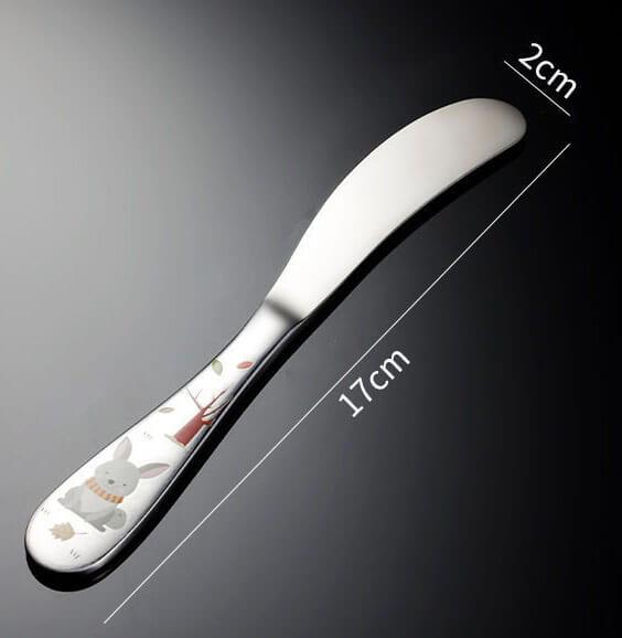 Kit de Talheres Infantil Aço Inoxidável Prata 4 Peças - Ama Mamma - Ama Mamma