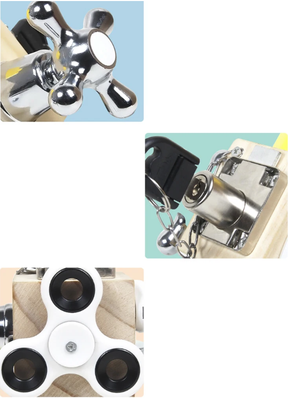 Bloco Montessori de Treinamento de Habilidades - Ama Mamma