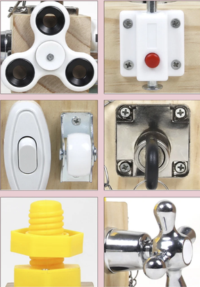 Bloco Montessori de Treinamento de Habilidades - Ama Mamma