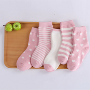 Kit 5 Pares de Meia Infantil Várias Cores - Ama Mamma