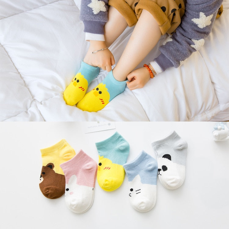 Kit 5 Pares de Meia Animaizinhos - Ama Mamma