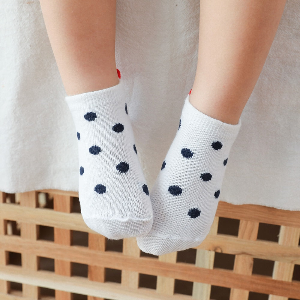 Kit 5 pares de Meia Infantil Coraçãozinho - Ama Mamma