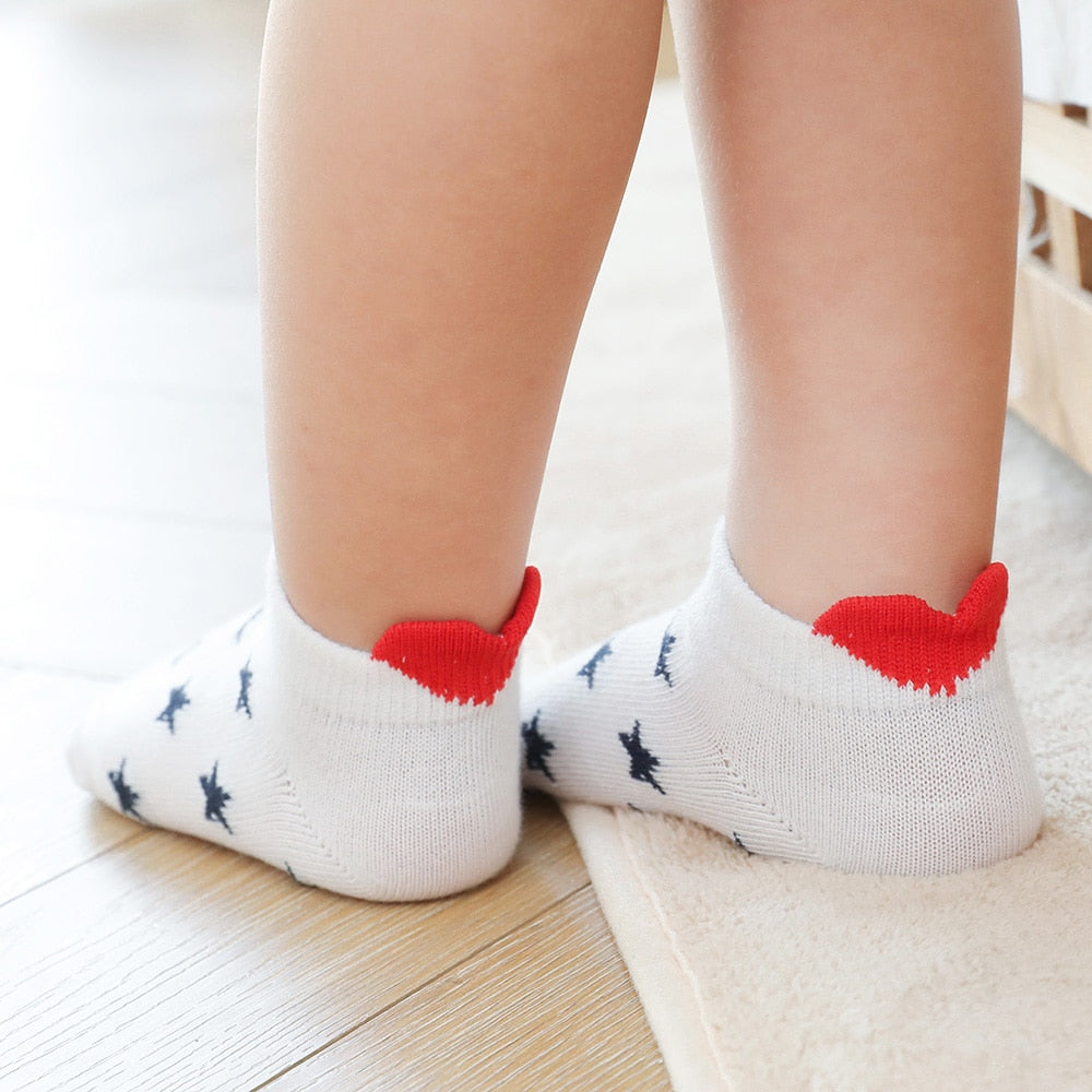 Kit 5 pares de Meia Infantil Coraçãozinho - Ama Mamma