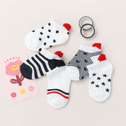 Kit 5 pares de Meia Infantil Coraçãozinho - Ama Mamma