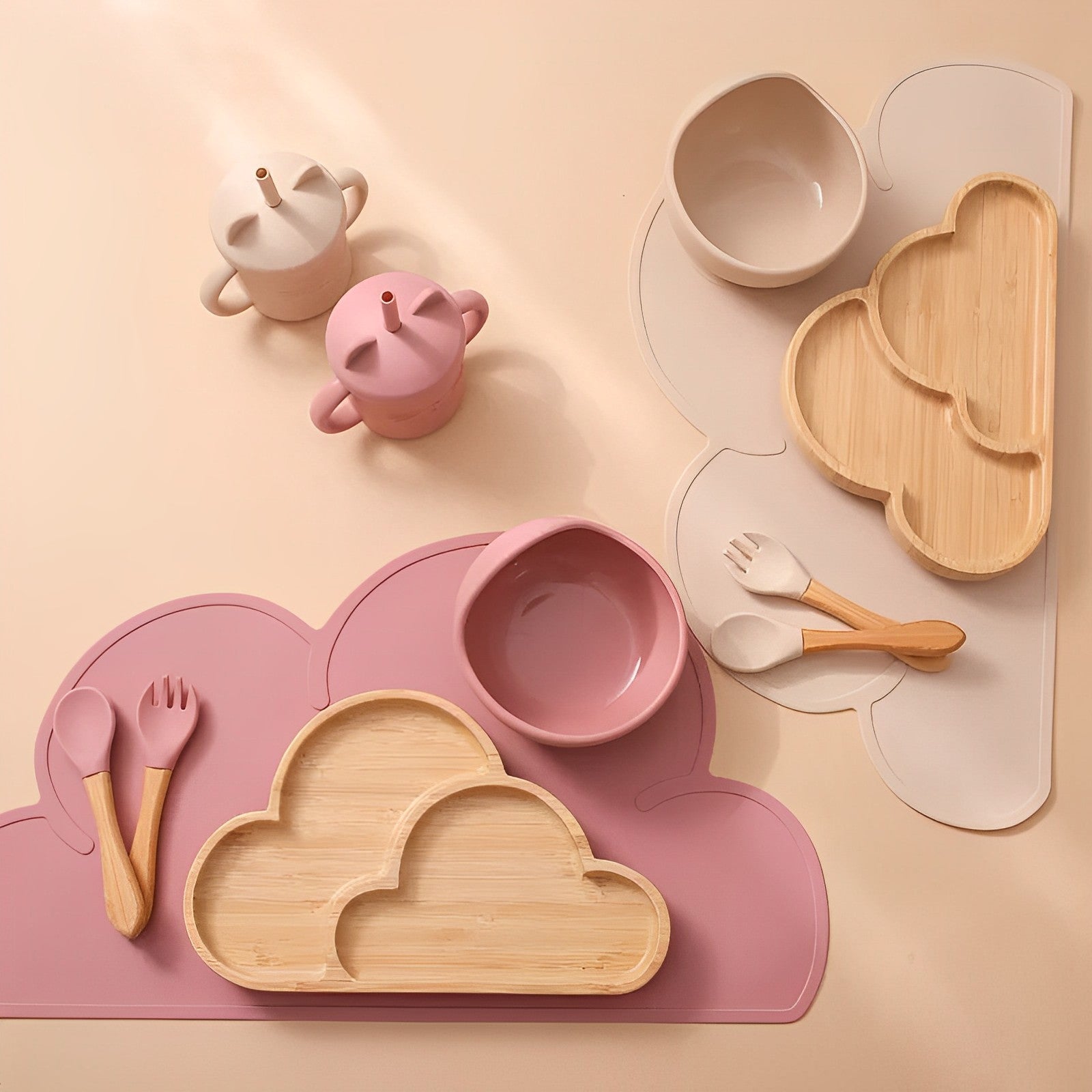 Kit Alimentação do Bebê Nuvem - Ama Mamma