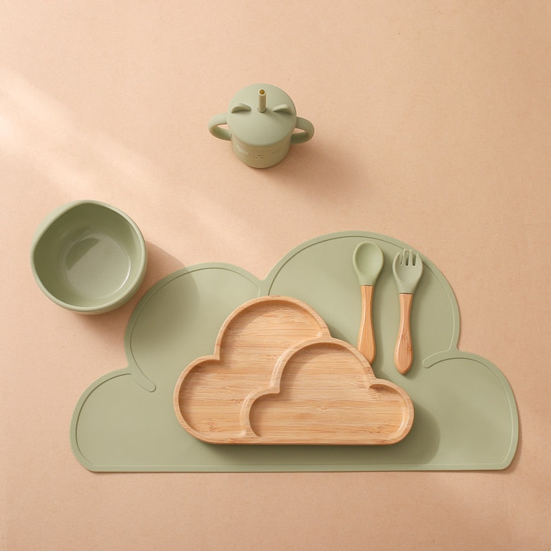 Kit Alimentação do Bebê Nuvem - Ama Mamma