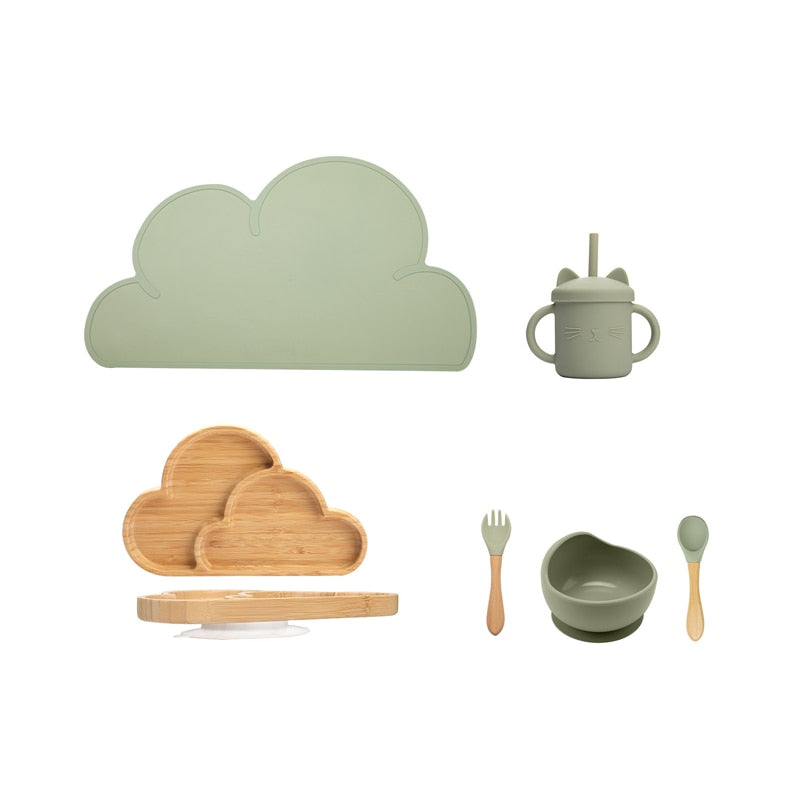 Kit Alimentação do Bebê Nuvem - Ama Mamma