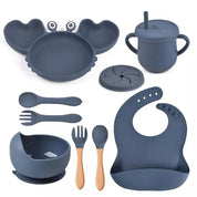 Kit Alimentação Divertido Caranguejo 8 Peças Ama Mamma - Ama Mamma