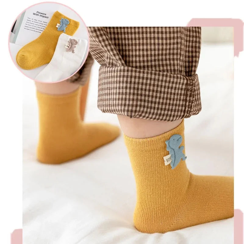 Kit com 3 Pares de Meias Cartoon para Bebês Ama Mamma - Ama Mamma