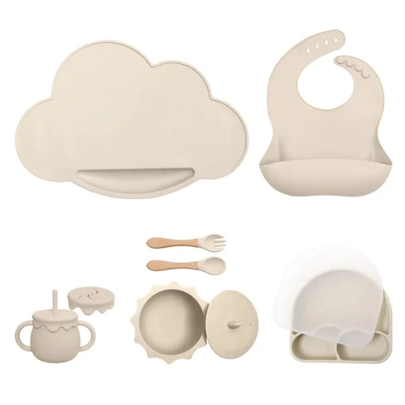 Kit Completo de Introdução Alimentar em Silicone 7 Peças Ama Mamma - Ama Mamma