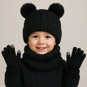 Kit de Inverno Infantil Touca Luvas Cachecol