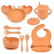 Kit Alimentação Divertido Caranguejo 8 Peças Ama Mamma - Ama Mamma