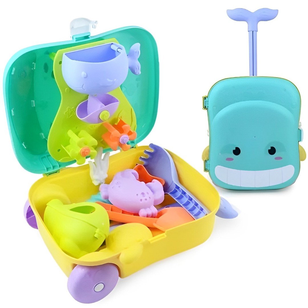 Kit Praia Infantil com Mala Porta Brinquedos - Ama Mamma