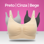 KIT Sutiã de Amamentação Sem Costura | Compre 2 Leve 3 - Ama Mamma